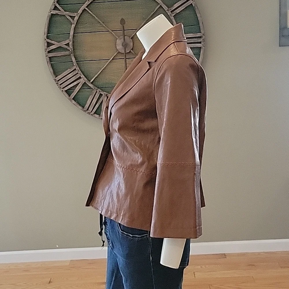 Anthropologie Hayden Faux Leather Jacket. - Picture 7 of 16